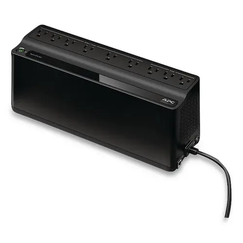 APC® BN900M Back-UPS 900 VA Battery Backup System with 9 Outlets and 354 Joules Surge Protection