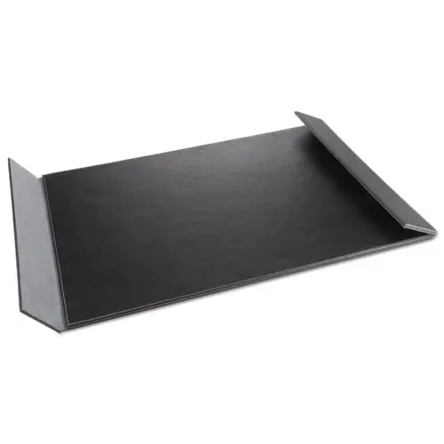 Artistic® Monticello Desk Pad with Fold-Out Sides, 24" x 19", Black
