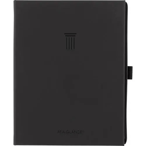 AT-A-GLANCE® Foundation Undated Weekly/Monthly Planner, Black Cover, 8.5" x 6.75", 12-Month, Undated