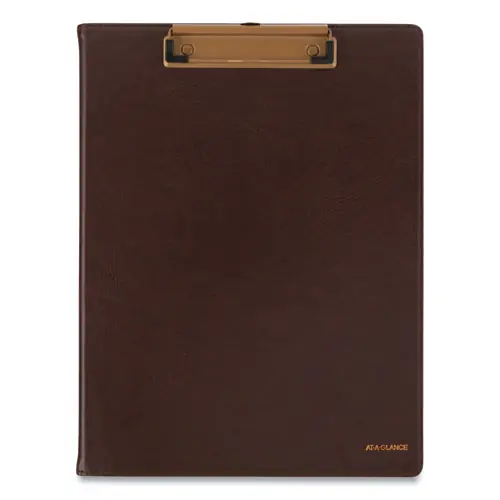 AT-A-GLANCE® Signature Collection Monthly Clipfolio, 11 x 8, Distressed Brown Cover, 13-Month: Jan 2025 to Jan 2026