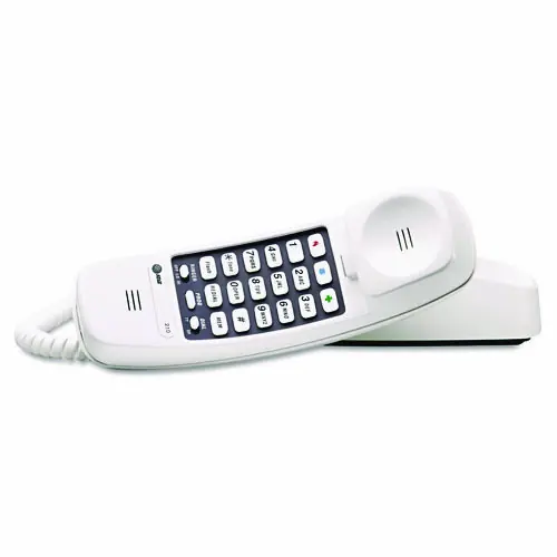 AT&T® 210 Trimline Telephone, White