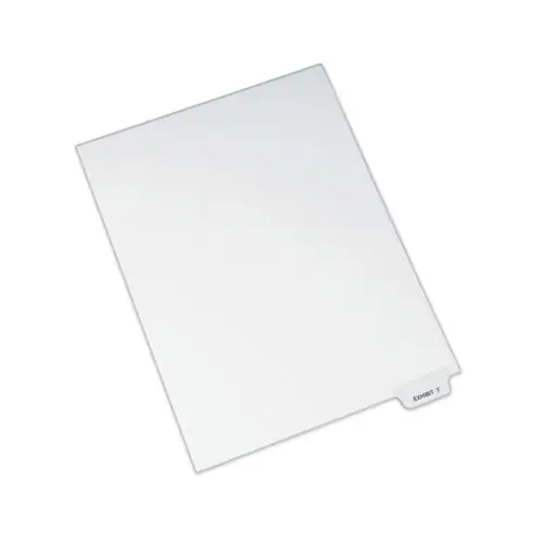 Avery® Avery-Style Preprinted Legal Bottom Tab Dividers, 26-Tab, Exhibit T, 11 x 8.5, White, 25/Pack