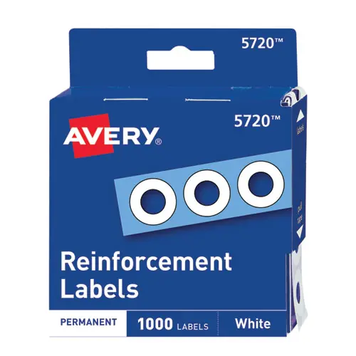 Avery® Binder Hole Reinforcements in Dispenser