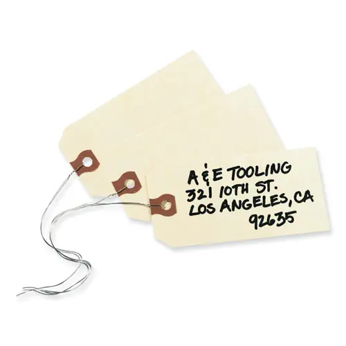 Avery® Double Wired Shipping Tags, Manila, 4.25 x 2.13, 1,000/Box
