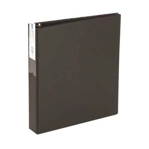 Avery® Economy Non-View Binder with Round Rings, 3 Rings, 2" Capacity, 11 x 8.5, Black, (4501)