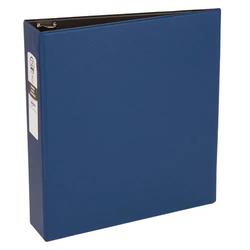 Avery® Economy Non-View Binder with Round Rings, 2" Capacity, 3 Rings, Blue, 11 x 8.5, (3500)