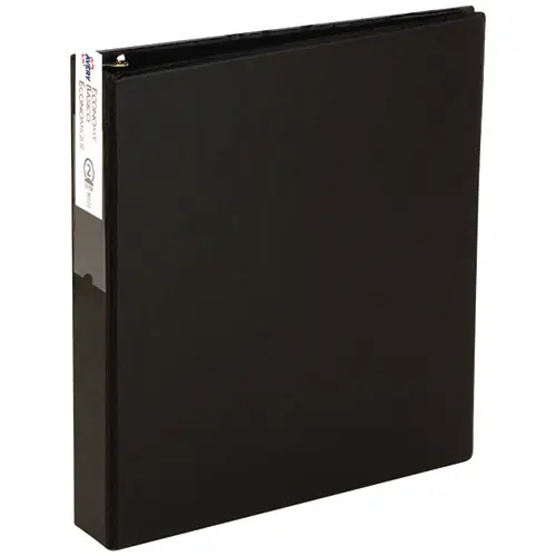 Avery® Economy Non-View Binder with Round Rings, 3 Rings, 3" Capacity, 11 x 8.5, Black, (4601)