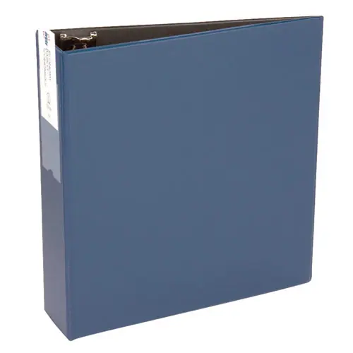 Avery® Economy Non-View Binder with Round Rings, 3 Rings, 3" Capacity, 11 x 8.5, Blue, (4600)