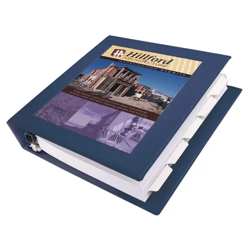 Avery® Framed View Heavy-Duty 3-Ring Binder, 1.5" Capacity, 11 x 8.5, Navy Blue