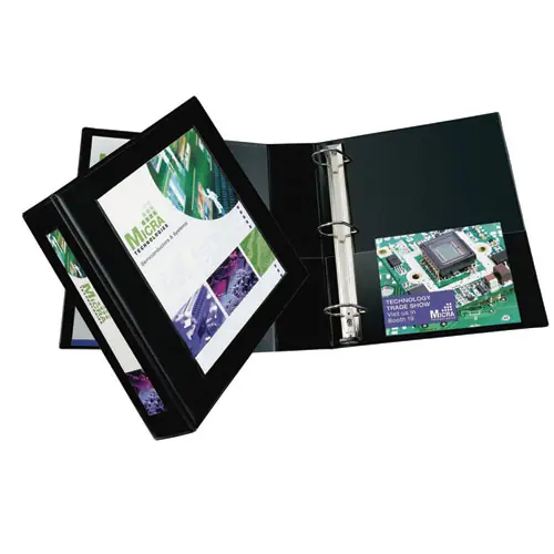 Avery® Framed View Heavy-Duty Binder, 3-Ring, 2" Capacity, Black, 11 x 8.5 inches