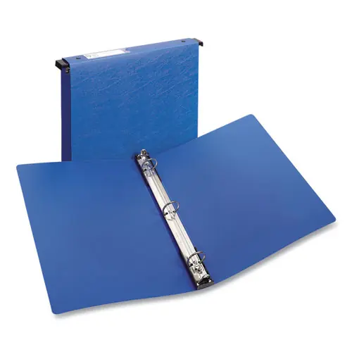 Avery® Hanging Storage Flexible Non-View Binder with Round Rings, 1" Capacity, Blue