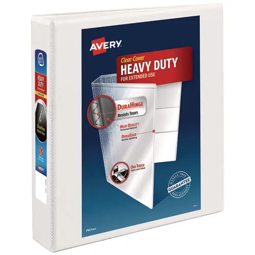 Avery® Heavy-Duty Non Stick View Binder with DuraHinge® and Slant Rings
