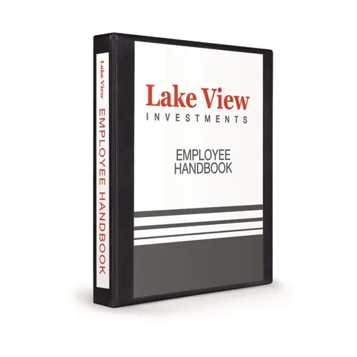 Avery® Heavy-Duty View Binder with DuraHinge and One Touch EZD Rings, 1" Capacity, Black