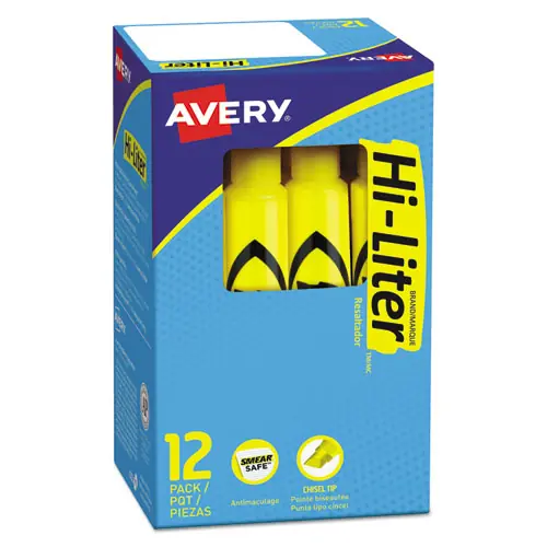 Avery® HI-LITER Desk-Style Highlighters