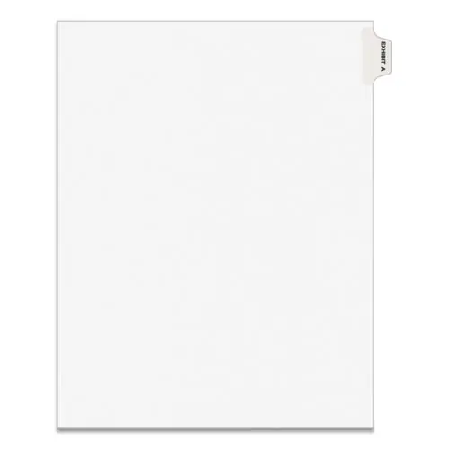 Avery® Legal Index Divider, Exhibit Alpha Letter, Avery® Style