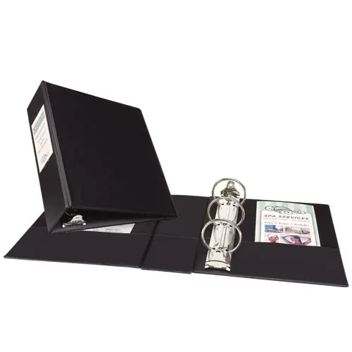 Avery® Mini Size Durable Non-View Binder with Round Rings, 3 Rings, 2" Capacity, 8.5 x 5.5, Black