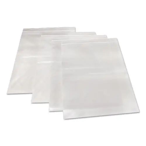 BagCo™ Zippit Resealable Bags, 4 mil, 9" x 12", Clear, 100 Bags/Pack, 5 Packs/Carton