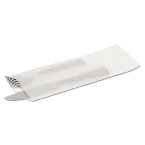 Bagcraft Silverware Bags, Translucent White, 2,000/Carton