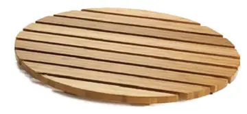 Bamboo Bath Mat with Unique Slat Design
