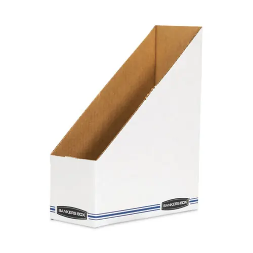 Bankers Box® Stor/File Corrugated Magazine File, White, 12/Carton