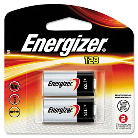 Battery, 3V Lithium, 2/pk