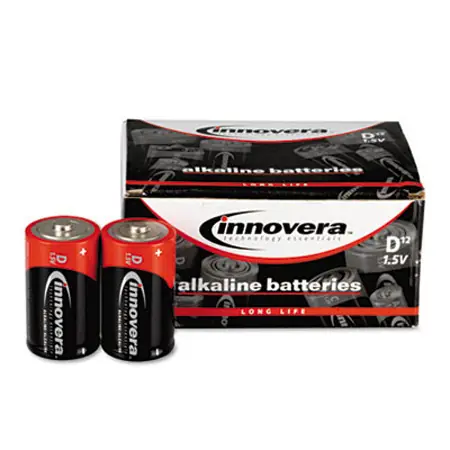 Battery, alkaline, D