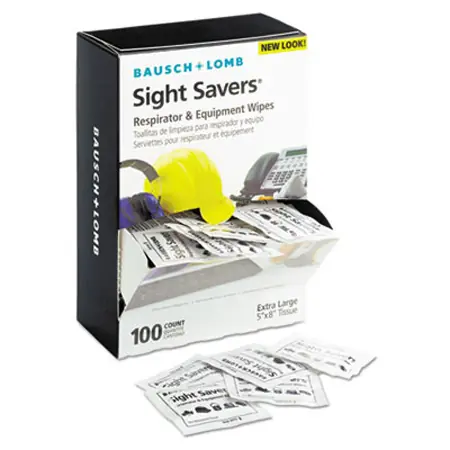 Bausch & Lomb Respirator & Equipment Wipes