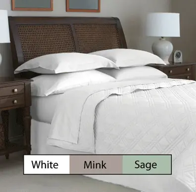 Bedskirt, Martex Suites Bedding Ensemble, 78″x80″x15″ Choice of Colors