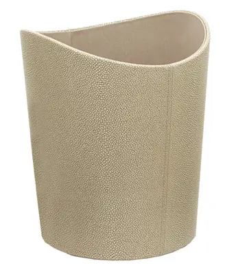 Belize Cylinder Waste Can, Dune