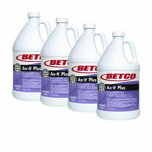 Betco® Ax-it Plus Floor Stripper, 1 gal Bottle, 4/Carton