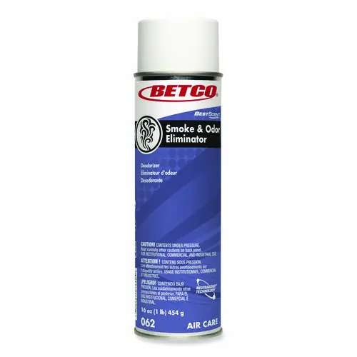 Betco® BestScent Smoke and Odor Eliminator Aerosol, Fruit/Floral Scent, 16 oz, 12/Carton