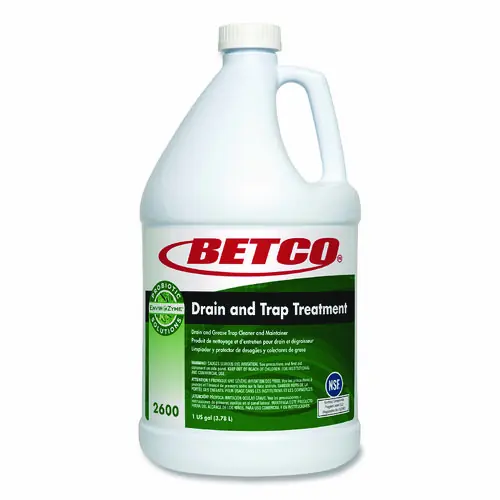 Betco® BioActive Solutions Drain and Trap Treatment, Ocean Scent, 1 gal Bottle