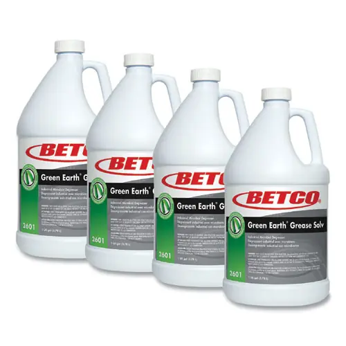 Betco® BioActive Solutions Grease Solv, Orange Scent, 1 gal Bottle, 4/Carton