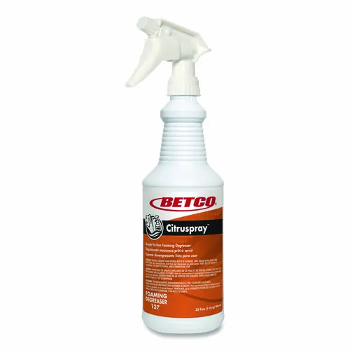 Betco® Citruspray Degreaser, Citrus Orange Scent, 32 oz Spray Bottle, 12/Carton (Non-Stock Item - Extended Delivery Time)