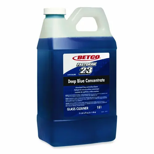 Betco® Deep Blue Glass and Surface Cleaner, 2 L Bottle, 4/Carton