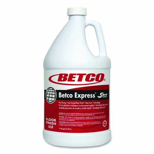 Betco® Express Floor Finish with SRT, 1 gal Bottle, 4/Carton (Non-Stock, Extended Delivery)