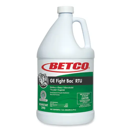Betco® GE Fight Bac RTU Disinfectant, Fresh Scent, 1 gal Bottle