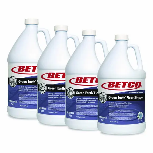 Betco® Green Earth Floor Stripper, 1 gal Bottle, 4/Carton