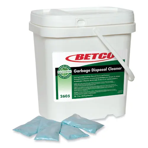 Betco® Green Earth Garbage Disposal Cleaner, Fruity Scent, 2 oz Packets, 30/Carton