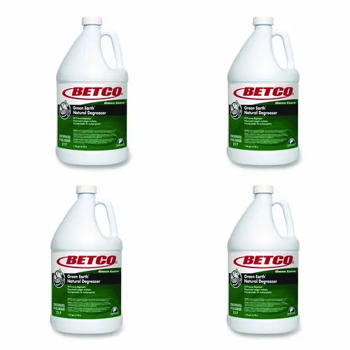 Betco® Green Earth Natural Degreaser, Mild Scent, 1 gal Bottle, 4/Carton