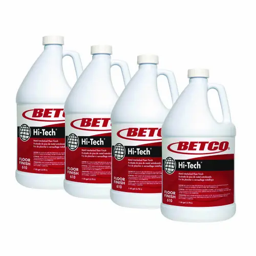 Betco® Hi Tech Floor Finish, 1 gal Bottle, 4/Carton