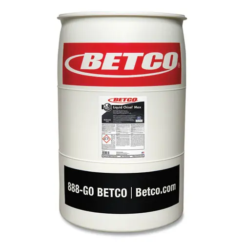 Betco® Liquid Chisel Max Non-Butyl Degreaser, Characteristic Scent, 208 L Drum