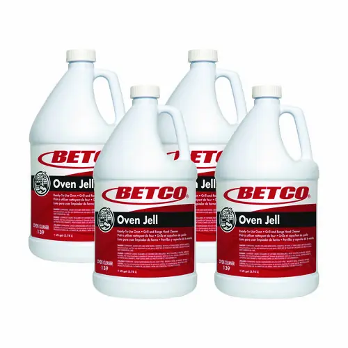 Betco® Oven Jell Cleaner, Lemon Scent, 1 gal Bottle, 4/Carton