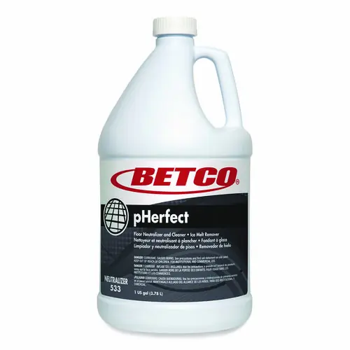 Betco® pHerfect Floor Neutralizer and Cleaner, Characteristic Scent, 1 gal Bottle, 4/Carton