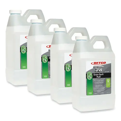 Betco® PUSH All Purpose Cleaner and Odor Eliminator, New Green Scent, 2 L Bottle, 4/Carton