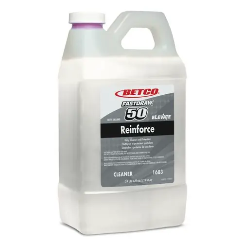 Betco® Reinforce Floor Cleaner and Protectant, Lemon Scent, 2 L Bottle, 4/Carton