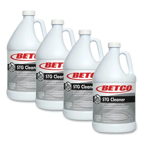 Betco® Stone, Tile, Grout Cleaner and Protectant, Pleasant Scent, 1 gal Bottle, 4/Carton