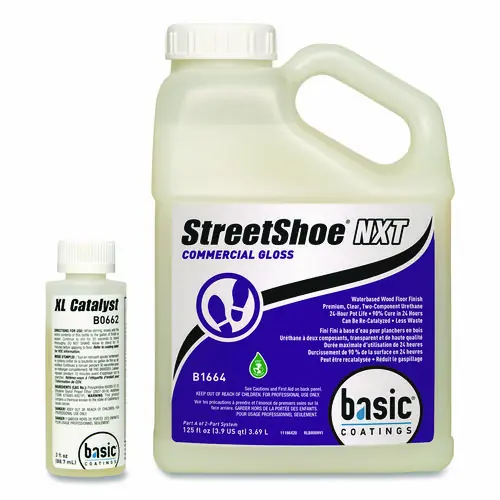 Betco® StreetShoe NXT Wood Floor Finish, 1 gal Bottle, 4/Carton (Non-Stock Item, Extended Delivery Time)