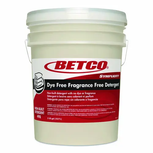 Betco® Symplicity Laundry Detergent, Fragrance-Free, 5 gal Pail