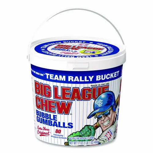 Big League Chew® Bubble Gum Balls, Outta' Here Original, 80 Balls/Tub